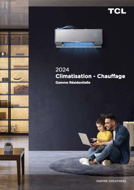 Couverture du catalogue TCL 2024 Climatisation & Chauffage Résidentielle